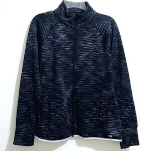 GAP GAPFit Athletic Track Gym Running Zippered Jacket sz M